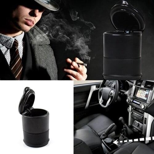 2Pcs Universal Car Styling Truck Auto Office Smoke Cigarette Ashtray Storage Cup Holder Ash Cylinder Litter Collecting Pot