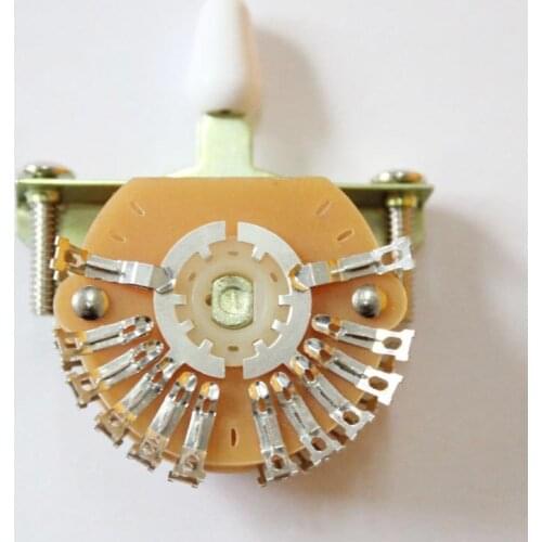 Oak 5 Way Super Lever Guitar Switch For ST Double Pole