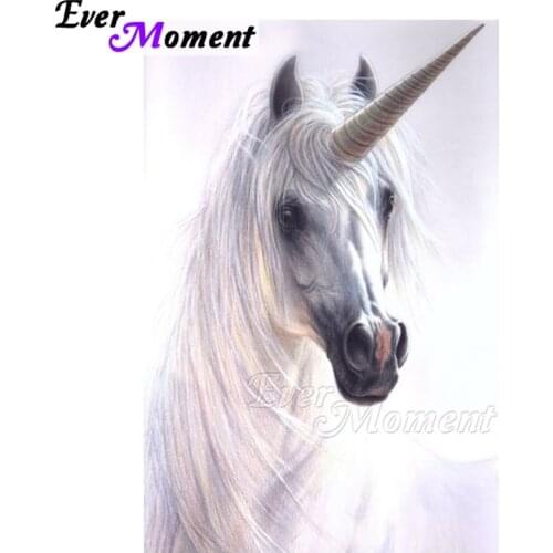 Ever Moment Diamond Painting 5D DIY Unicorn Decor Handmade Picture Of Rhinestone Full Square Diamond Embroidery Mosaic ASF1539
