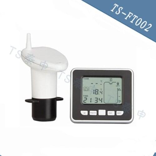 Wireless Ultrasonic Tank Liquid Level Meter with Temperature Thermo Sensor ultrasonic Water Level Gauge 0.5M-15M