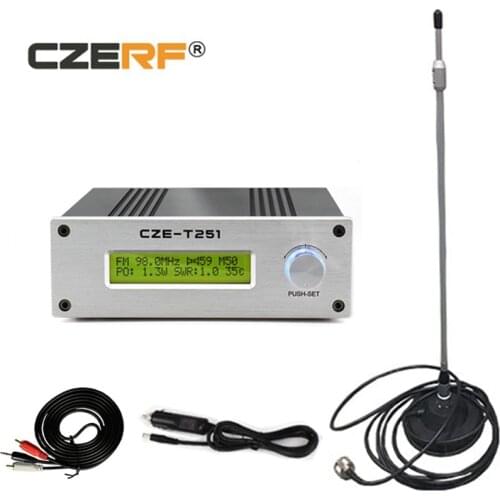 CZERF 25W Car Antenna FM Transmitter Car Kit