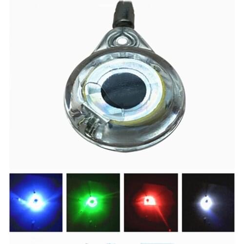 1pc Fishing Lure Light LED Deep Drop Underwater Attractive Fishing Light Waterproof Hook 3cm Green Red White 4 Colors Mini Lamp