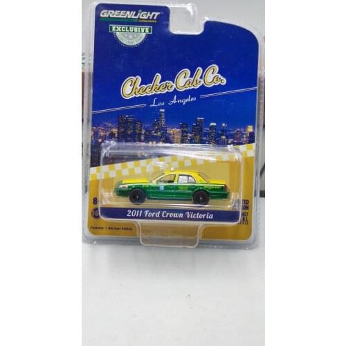 GreenLight 1:64 2011 Ford Crown Victoria 3758 Green version Alloy toy cars Metal Diecast Model Vehicles For Children Boys gift