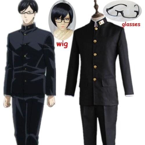 Anime Mob Psycho 100 Cosplay Costume Kageyama Shigeo Cosplay Costume Japanese School Boy Uniform Jacket Pants Full Set Free Ship