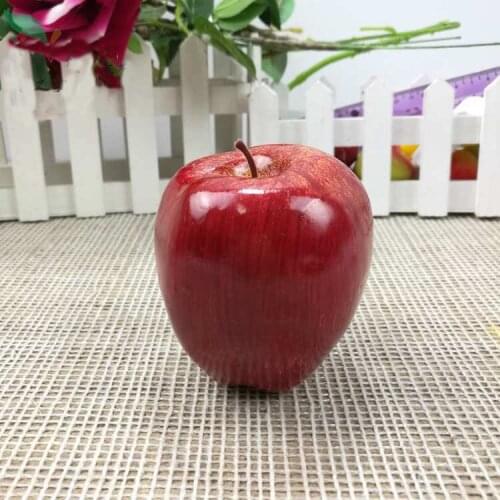 Kitchens toys toy food Food Fruit Red Delicious Model Simulation Toy Educational Pretend Kid Children Play House Unisex