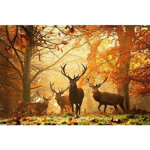 Forest Deers 5D DIY Diamond Painting Cross Stitch Diamond Embroidery Mosaic Diamond Wall Painting KBL