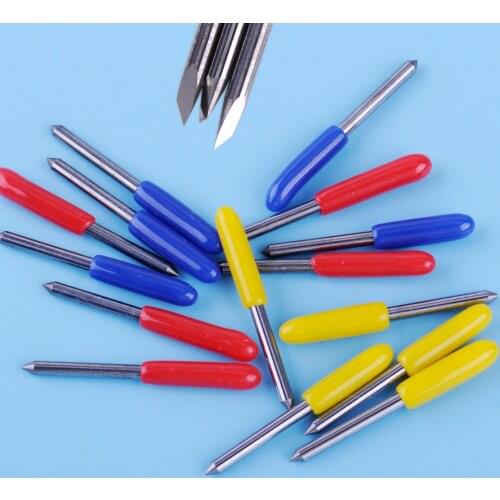 New 5pcs 30 degrees 45 degrees 60degrees Cemented Carbide Cutting Tungsten Blade Knife Fit for Mimaki Cutting Plotter Cutter