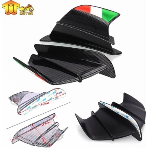Motorcycle Winglet Aerodynamic Wing Kit Spoiler For Ducati 899 959 1198 1198S 1199 1299 Panigale V4 V4S V4R V2 848 1098 1098S