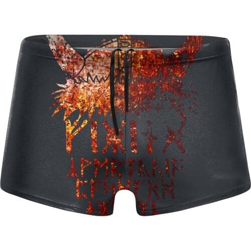 Men Floki swimming trunks Viking Beard Vikings swimsuits Boy for the sea Pool