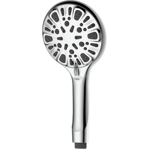 New Version 9 Spray Modes Shower Head Chrome ABS High Pressure Handheld Sprinkler for Bathroom