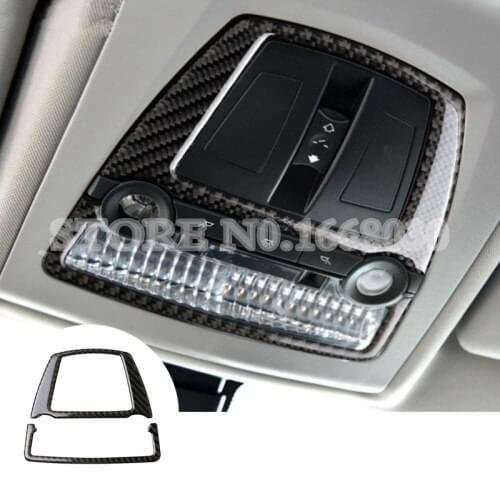 Carbon Fiber Front Reading Light Trim Cover For BMW 5 Series GT F07 2010-2017 2pcs Car accesories interior Car decoration