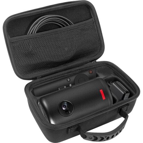 Portable Case for Nebula Capsule II Smart Mini Projector Waterproof Carrying Case Large Capacity Storage Bag Protective Handbag