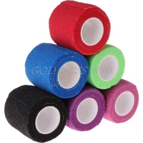 6Pcs Disposable Self-adhesive Elastic Bandage for Handle Grip Tube Tattoo Accesories Drop Shipping