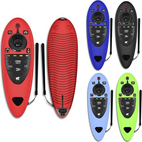 Silicone Remote Cover For LG AN-MR500 Remote Control Cover Protective Case Housing With Lanyard Flexible Shockproof New #21