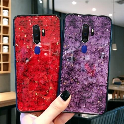 Silicone Soft Marble Case For OPPO A5 A9 2020 A12 A52 A53 A72 A73 A93 Reno4 4Pro Realme F17 F19ProPlus C11 C12 C15 7 7Pro 8 8Pro