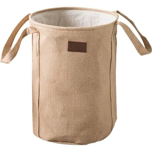 Bathroom Folding Laundry Basket Thickening Organizer Storage Basket Folding Bag Laundry Basket with Handles