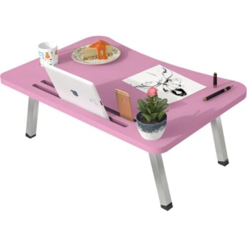 Modern Bed Seat Mounted Desk-Laptop Stand Şekerpembe Chip Board coffe table