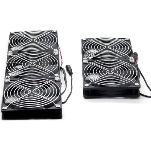 SXDOOL DIY cooler Violent miner mining machine server workstation cooling fan high speed large air volume DC 12V 12cm 120mm