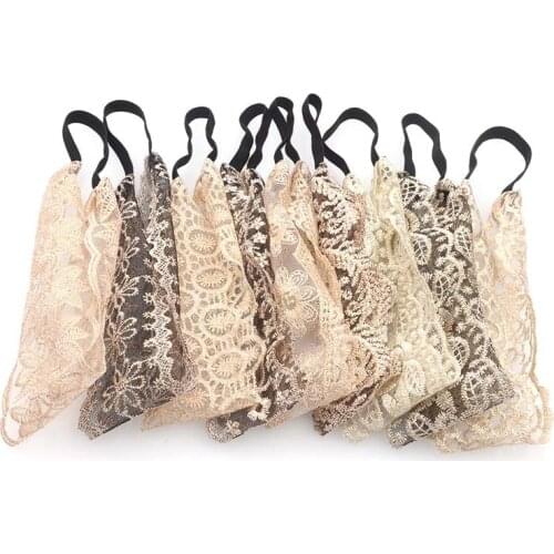 Fabric hollow lace hair bands girls wide-brimmed hair bands womens hair accessories headband accessories