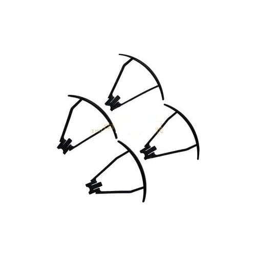 4pcs Protective Guard for VISUO XS809 XS809S XS809HC XS809HW Mini Foldable Selfie RC Quadcopter Drone Spare Part-Black