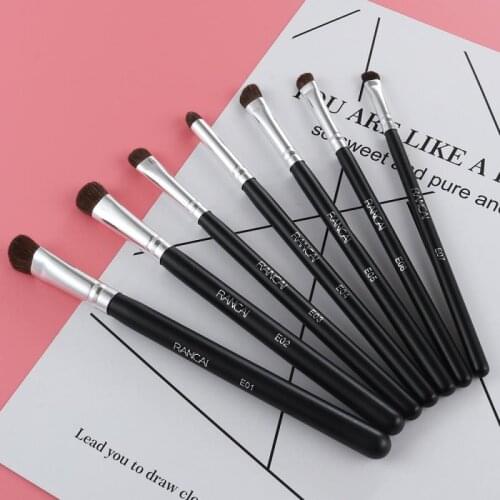 7pcs/set Travel Portable Mini Eye Makeup Brushes Set Smudge Eyeshadow Eyeliner Eyebrow Brush Lip Make Up Brush kit Professional