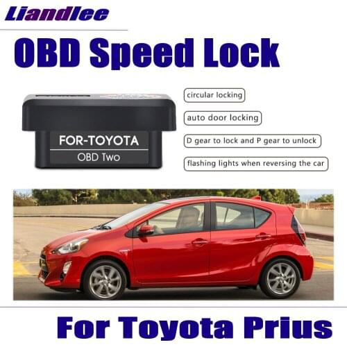 Liandlee Auto OBD Speed Lock For Toyota Prius 2008-2013/2014/2015/2016 Plug And Play Profession Car Door Device