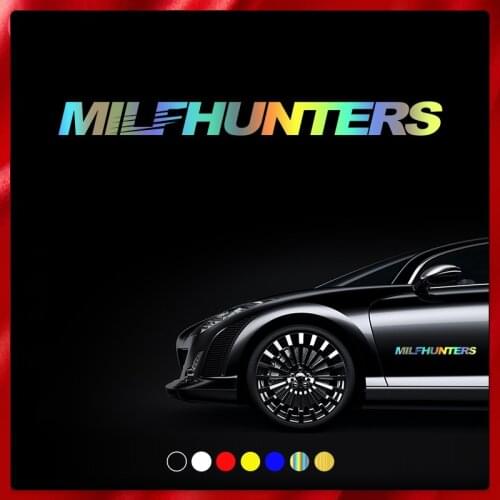 CS40075# Die-cut Vinyl Decal Hunters Car Sticker Waterproof Auto Decors on Car Body Bumper Rear Window