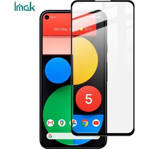 For Google Pixel 5 Tempered Glass IMAK Pro+ Series Full AB Glue Coverage Screen Protector for Google Pixel 5 Pixel5