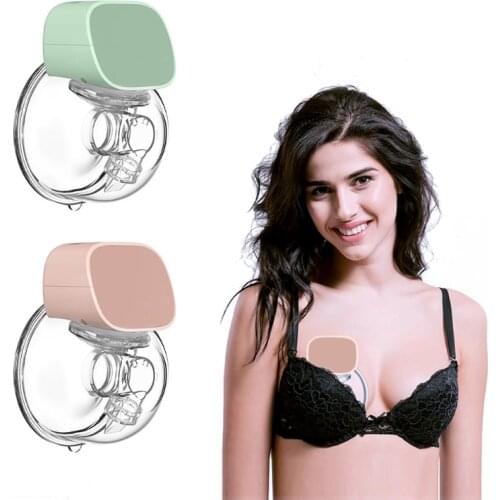 Electric Breast Pump Silent Wearable Automatic Milker Hands-Free Milk Extractor