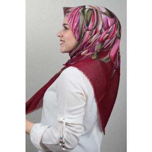 ERİPEK PATTERNED LINEN FLAMLI SCARF-PATTERN-13-RENK-05