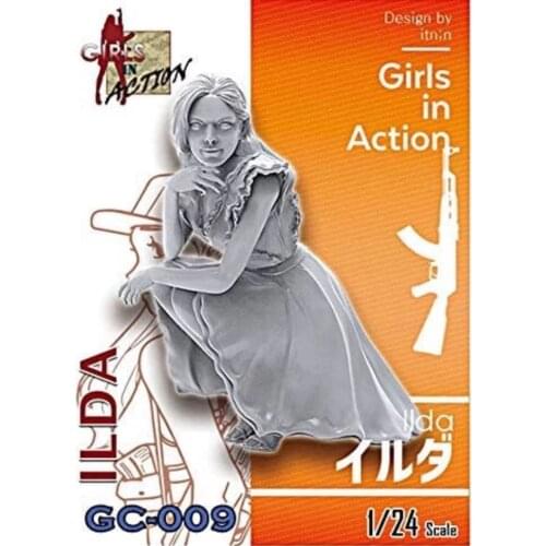 1/24 Resin Model Figure GK，Unassembled and unpainted kit