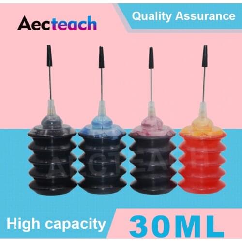 Aecteach Dye Ink For Printer 30ml Bottle For Canon PGI 425 CLI 426 PGI 450 CLI 451 PGI 550 CLI 551 PGI 470 CLI 471 XL Cartridge