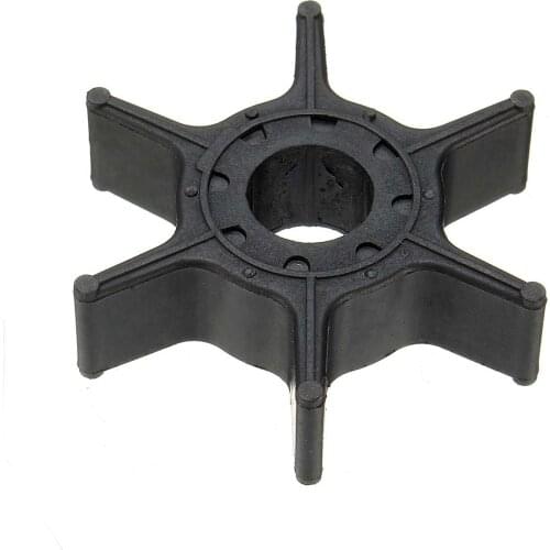 63V-44352-01 Water Pump Impeller For Yamaha 8HP 9.9HP 15HP 20HP Outboard Motor Black Rubber 6 Blades Boat Parts & Accessories