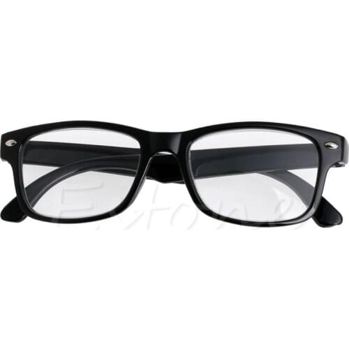 Readers Square Large Lenses Spring-Hinges Unisex Presbyopic Reading Glasses Classic Border Reading glasses Men Women +1.0~+4.00