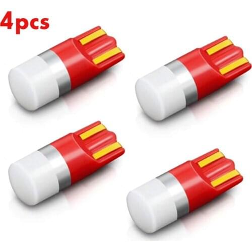 4x Super Bright Auto Clearance Reading Lamp 3030 SMD T10 W5W LED Car dome Light Vehicle Door Bulb Accessories White 6000K 12v