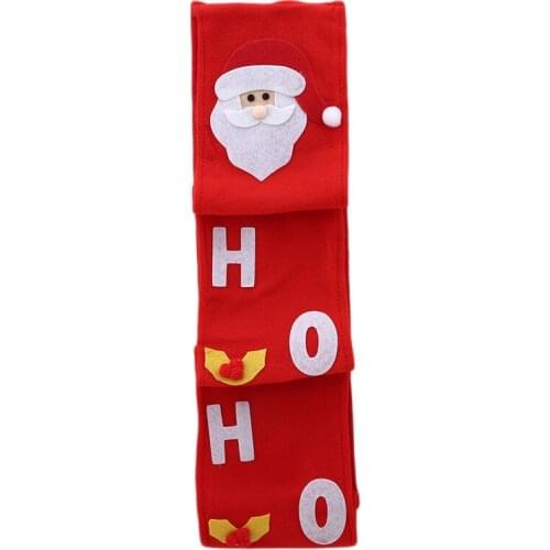 2019 Hot Santa Claus Towel Set Covers Christmas Holiday Wedding Party Paper Towel Sets Bedroom Door Hanging Pumping Bag