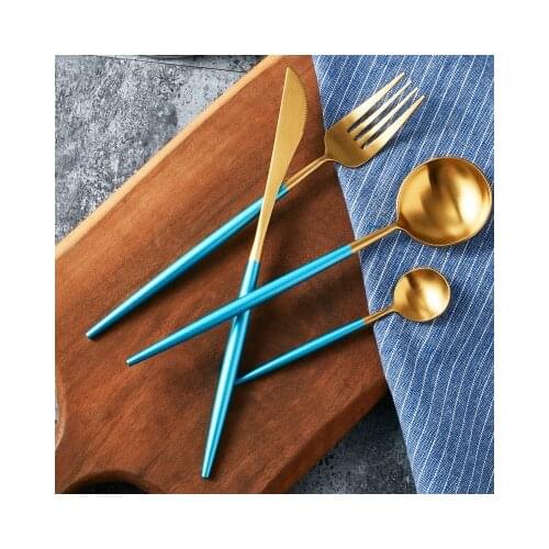 Portugal Cutipol GOA 304 Stainless Steel Steak Knife Fork Coffee Dinner Spoon Dessert Restaurant Hotel Tableware Dinnerware Set