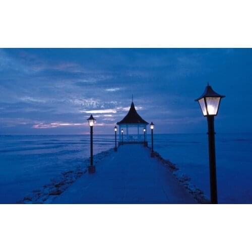 Canvas printed modern cotton canvas oil painting from seascape photos for home decor in a party day (no frame) free shipping