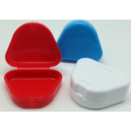 Denture Bath Box Cleaning Teeth Case Dental False Teeth Storage Box Container Denture Boxs