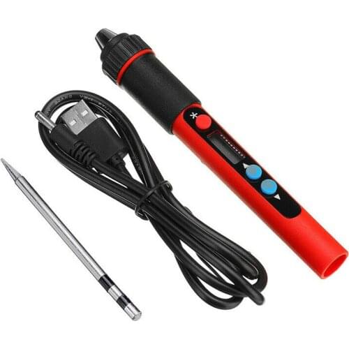 5V 10W Mini Portable Soldering Iron Pen Electric Welding Pen Temperature Adjustable Heat Solder Pencil With USB Charging Cable