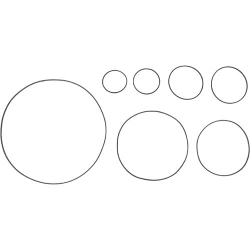 Durable Replacement Drive Belt Kit 100Pcs Assorted Recorder Repair Rubber Belt for Recorders Walkman DVD Drives long 40