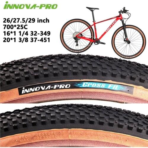 INNOVA MTB Road Bicycle Folding tire 26*2.0 27.5*2.1/2.25 29*2.1 700*25C 16*1 1/4 20*1 3/8 Mountain bike stab-resistant tire