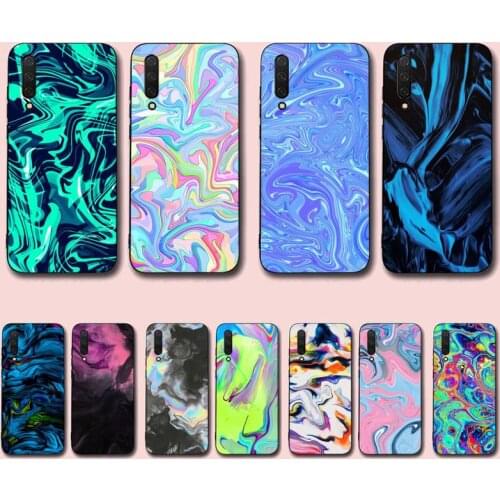 TOPLBPCS Art Marble Paint Phone Case for Xiaomi mi 9 8 10 5 6 lite F1 SE Max 3 2 mix 2s
