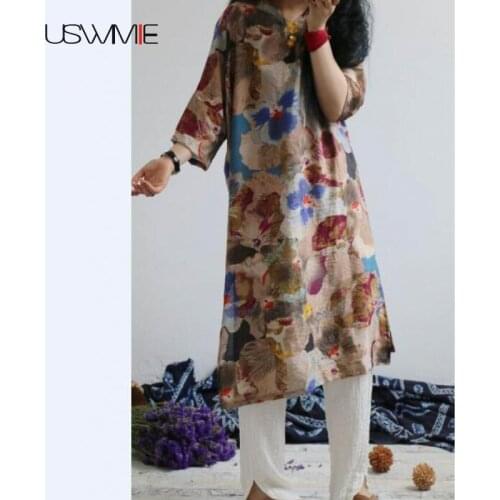 Свободные летние платья USWMIE China At AliExpress