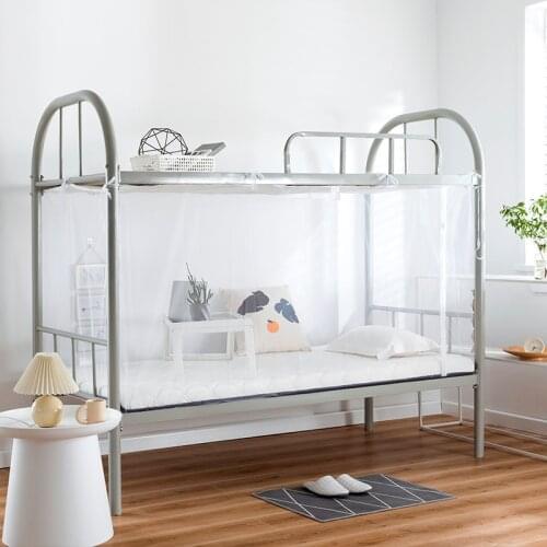 Upper Bed Mosquito Net Student Dormitory Single Bed Upper and Lower Bed Universal Dormitory