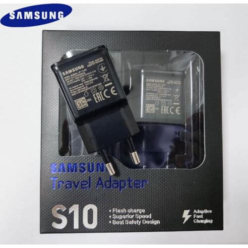 Samsung S10 Fast Charger USB Power Adapter 9V 1.67A Quick Charge Type C Cable for Galaxy S10 S8 S9 Plus A3 A5 A7 2017 note 8 9