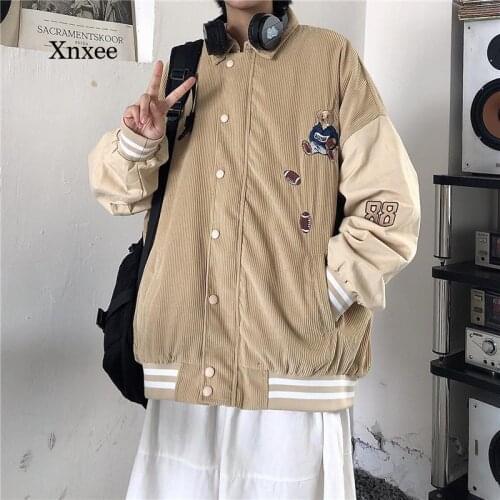 Women Baseball Coat Uniform for Women Autumn Korean Jacket Harajuku Street Style Loose Plus Size Spring Bf Stitching Overcoat