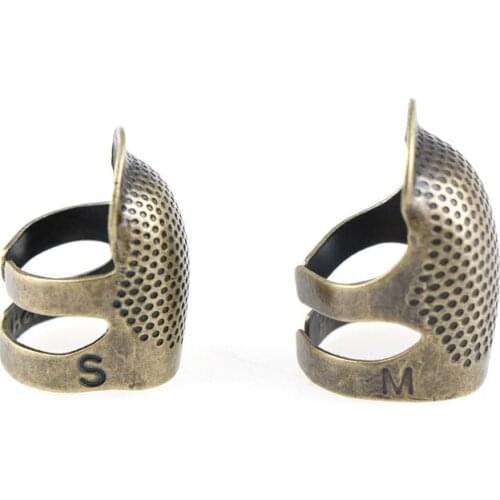 1PC Metal Brass Sewing Thimble Needles Finger Protector DIY Helpful Sewing Tools