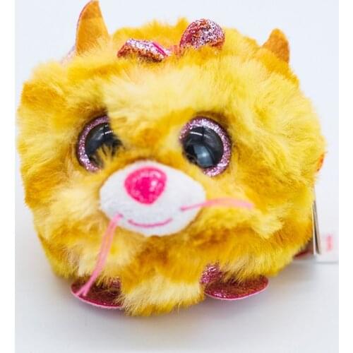 7CM Ty Beanie Big Eyes Bubble Ball Series Puffies Tabitha The Cat Mini Soft Stuffed Plush Animal Doll Kids Toys Birthday Gifts