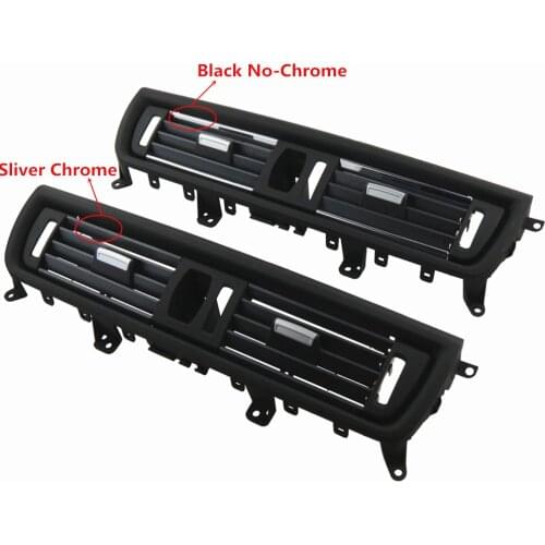 Dashboard Central Air Conditioner AC Vent Grille Complete Assembly For BMW 5 Series F10 F11 F18 64229166885 64229209136